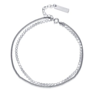 Double Dewdrop Anklet