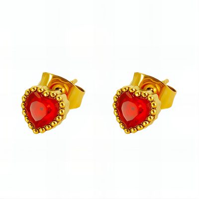 Hearts Stud Earrings