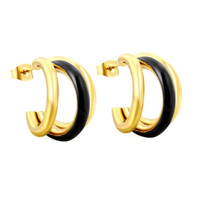 Celeste Curve Drop Earrings