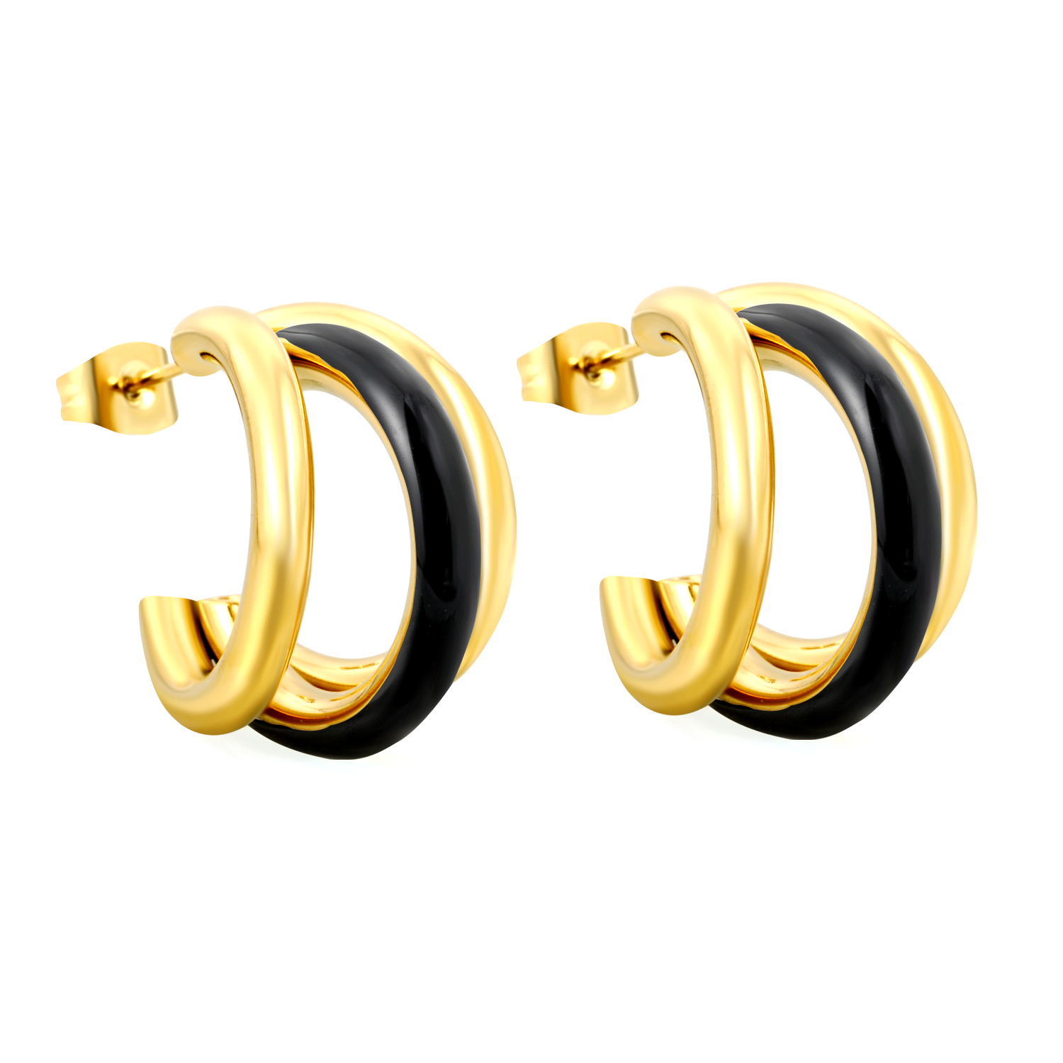 Celeste Curve Drop Earrings