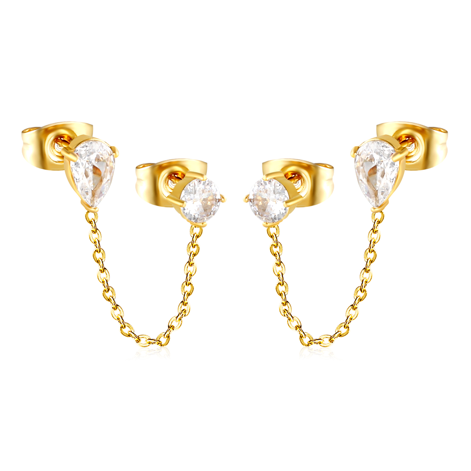 Diamond Drop Grace Earrings