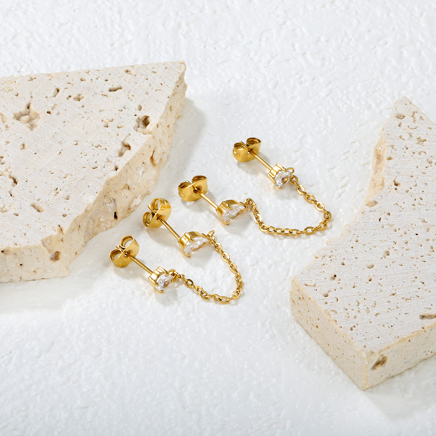 Diamond Drop Grace Earrings - Image 5