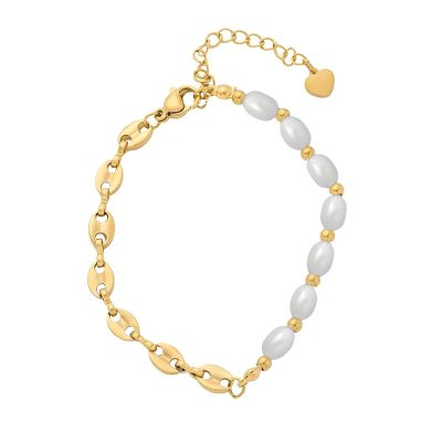 Golden Pearl Grace Bracelet