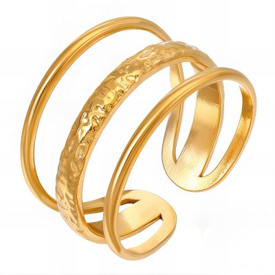 Golden Whisper Adjustable Ring