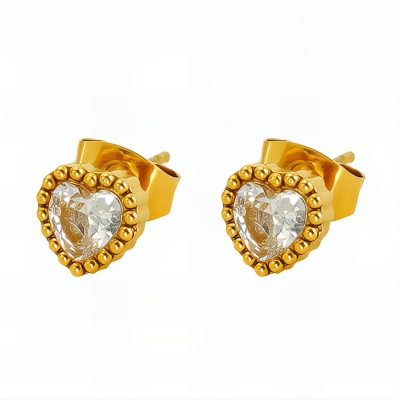 Heart Stud Earrings