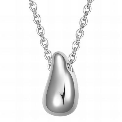 Silver Teardrop Elegance Necklace