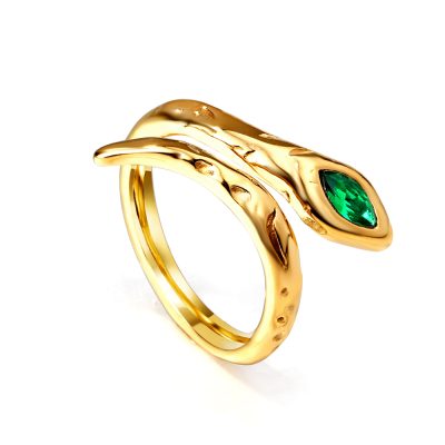 Golden Crest Statement Ring
