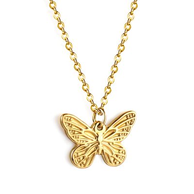 Flutter Charm Pendant Necklace