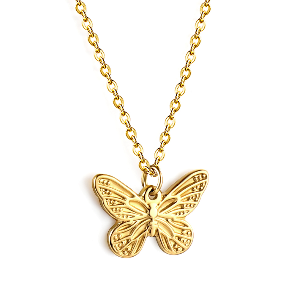 Flutter Charm Pendant Necklace
